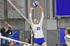 Volleyball vs MHC  Wheaton Women's Volleyball vs Mount Holyoke College. - Photo by Keith Nordstrom : Wheaton, Volleyball